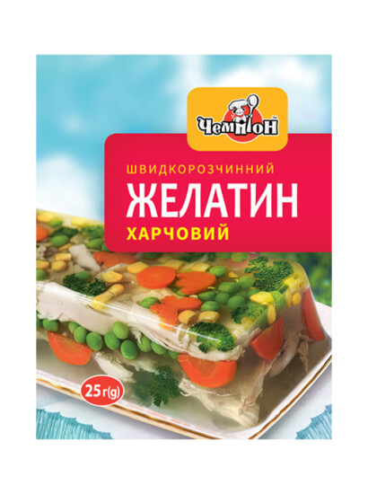 Желатин харчовий Чемпіон, 25 г